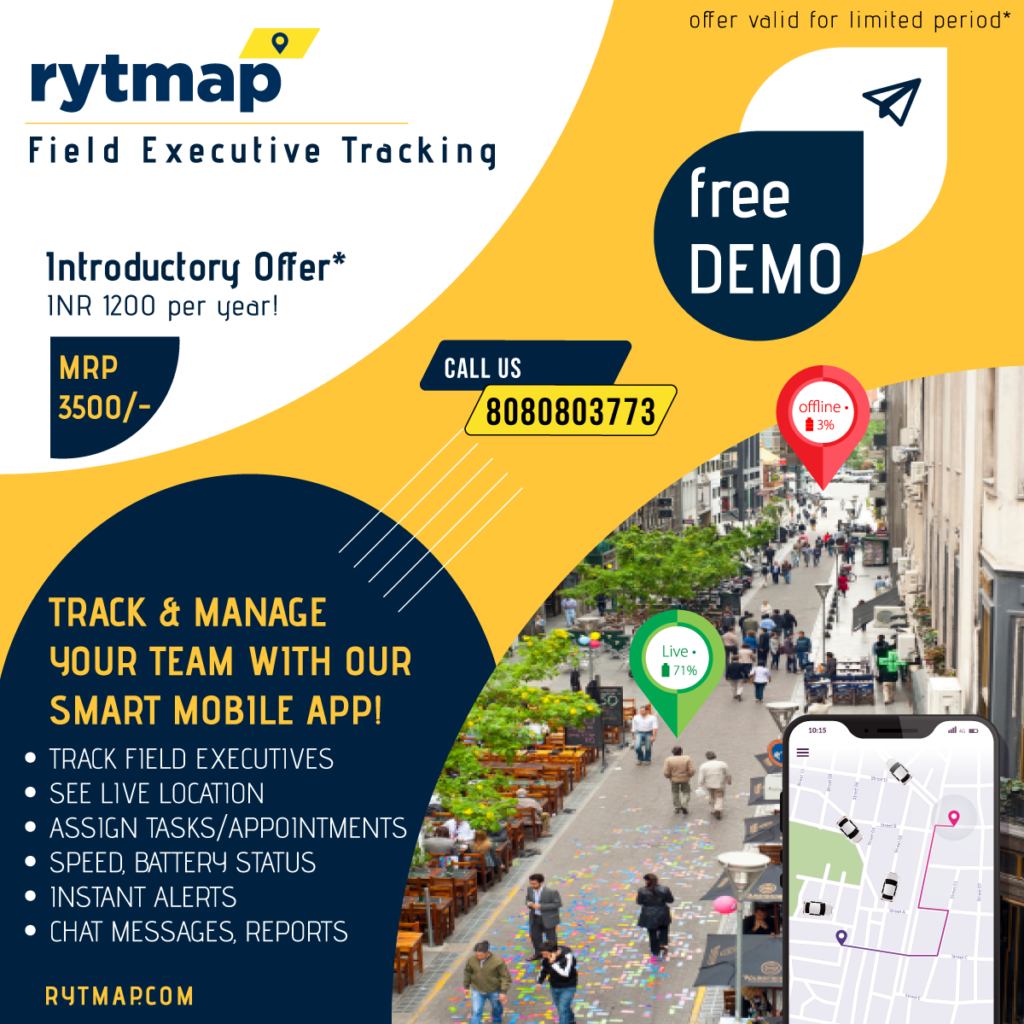 Field Force Mobile Tracking App - Rytmap